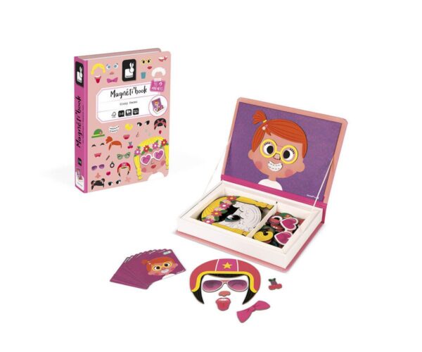 J02717_1-MAGNETI-BOOK-CRAZY-FACE Magneti book - Facce pazze Ragazza